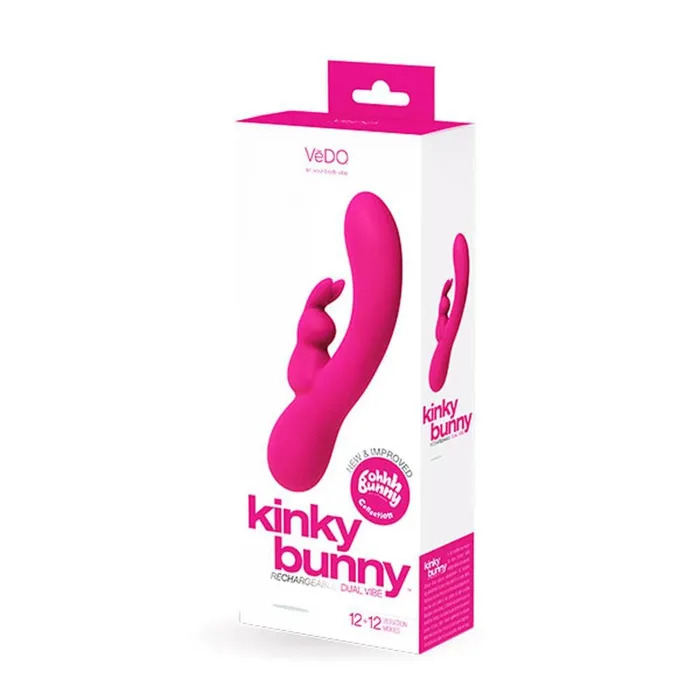 VeDO Kinky Bunny Plus Rechargeable Rabbit Pink Vibrators