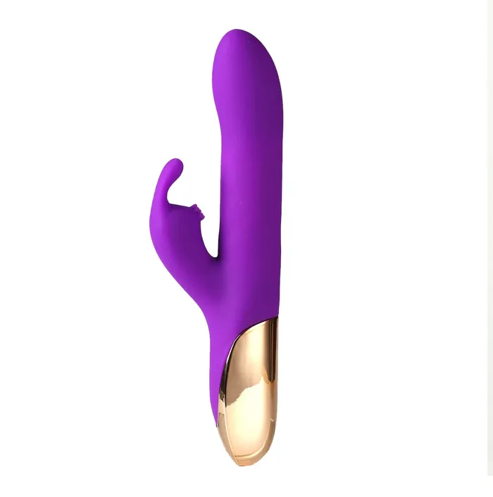 Vibrators Maia Toys Karlin USB Rechargeable 10Function Rabbit Vibrator Purple