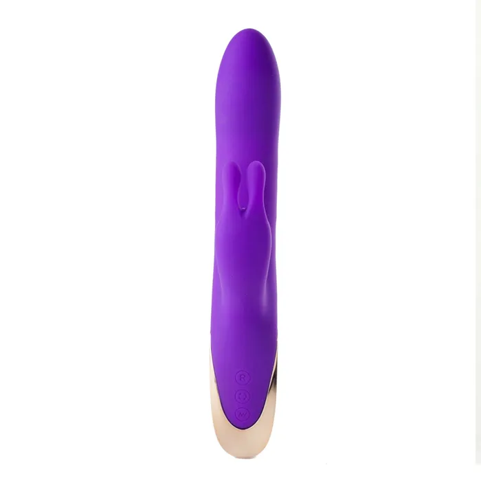 Vibrators Maia Toys Karlin USB Rechargeable 10Function Rabbit Vibrator Purple