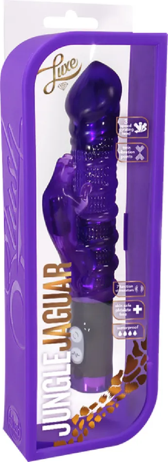 Blush Novelties Jungle Jaguar Multi Vibrator Rabbit Sex Toy Adult Pleasure Purple Vibrators Blush Novelties Jungle Jaguar Multi Vibrator Rabbit Sex Toy Adult Pleasure Purple Vibrators