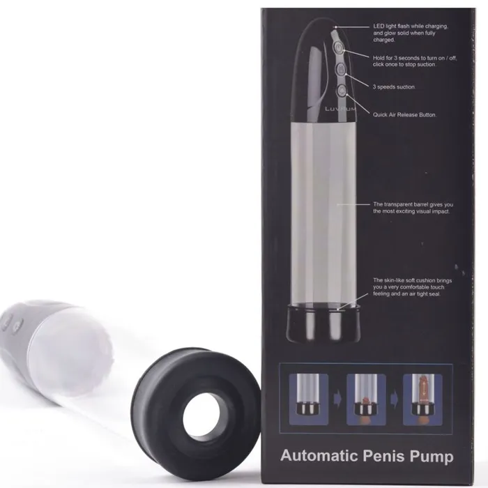 Male Sex Toys LuvPump Penis Pump Auto USB