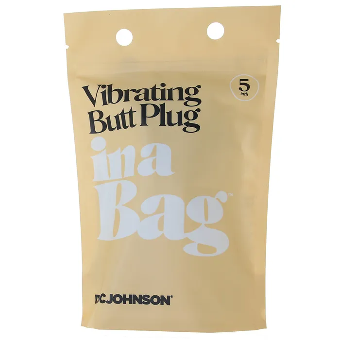 Anal Doc Johnson 5 Inch Vibrating Butt Plug In A Bag