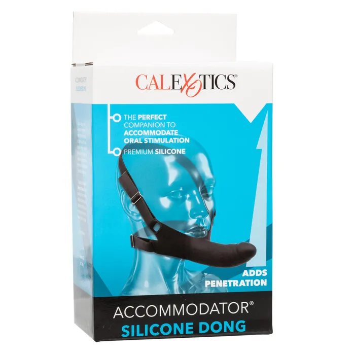 Dildos CAL EXOTICS Accommodator Silicone Dong Black