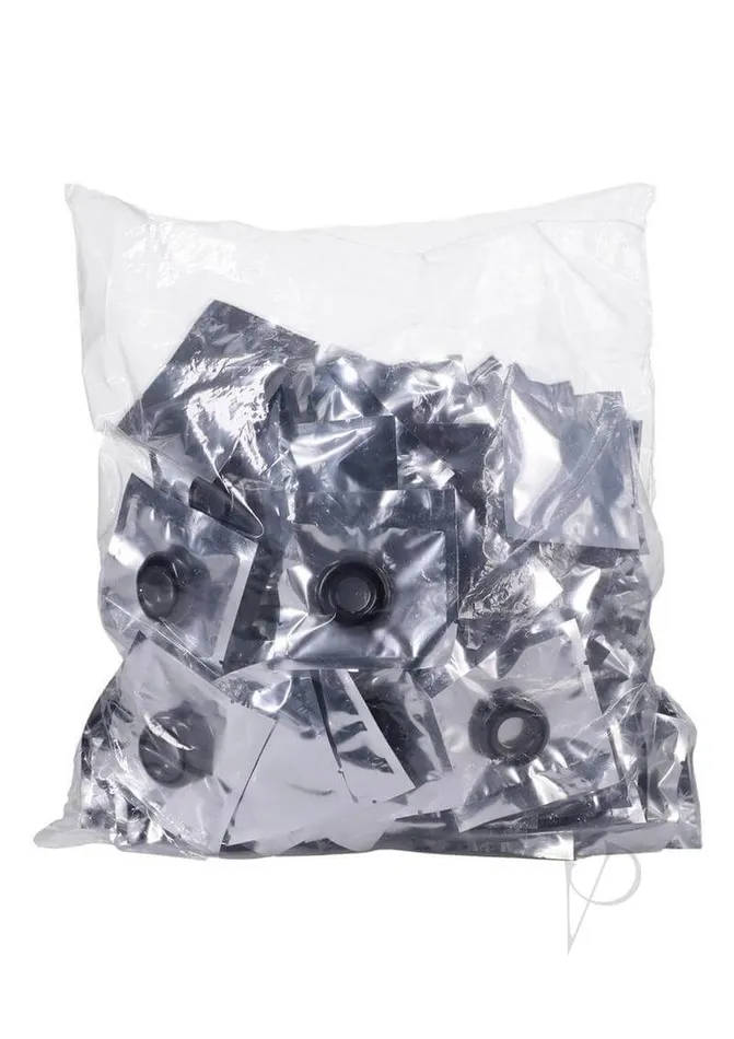 Doc Johnson Enterprises Anal Rock Solid Donut CRing Refill 100pc Black