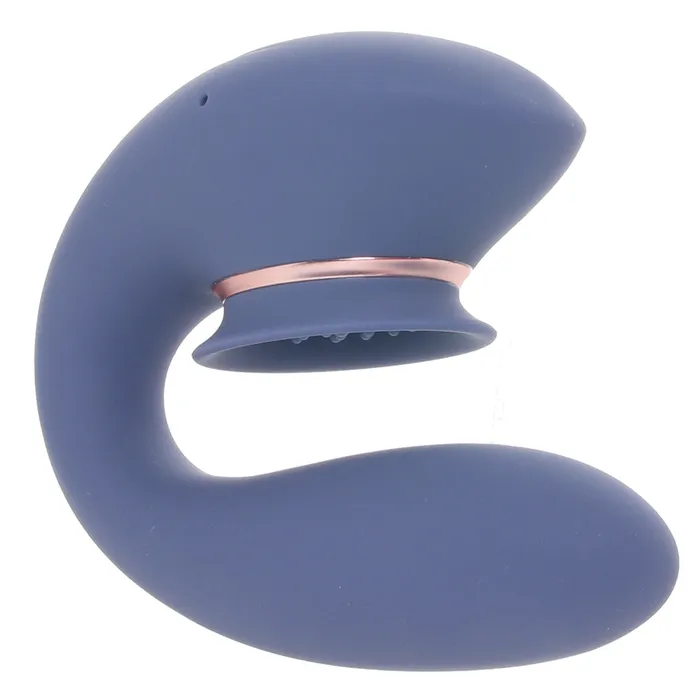 Vibrators Shots Toys Twitch 3 Rechargeable Vibe in Blue