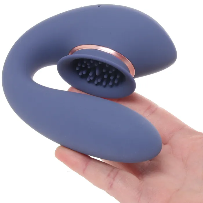 Vibrators Shots Toys Twitch 3 Rechargeable Vibe in Blue
