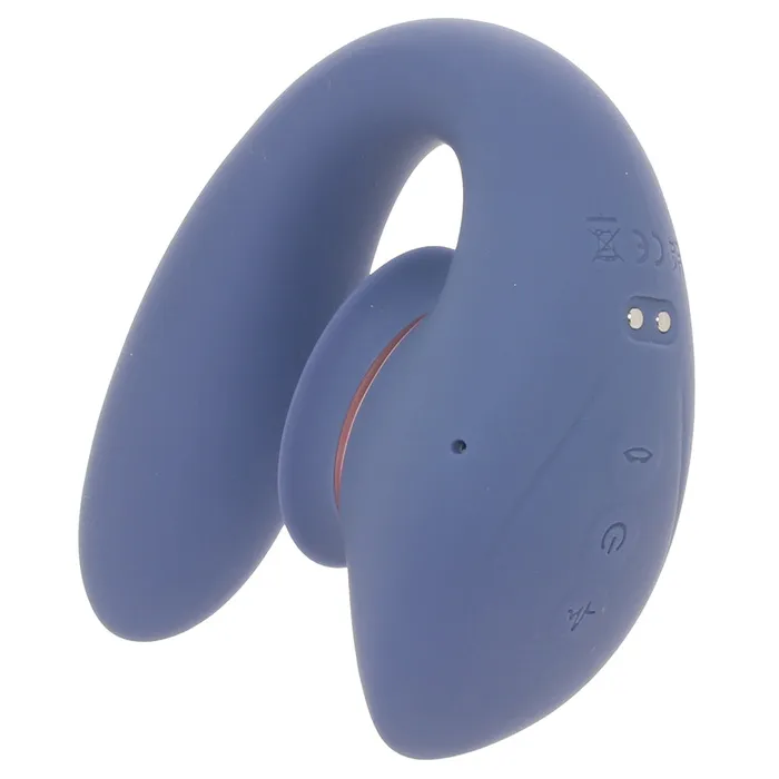 Vibrators Shots Toys Twitch 3 Rechargeable Vibe in Blue