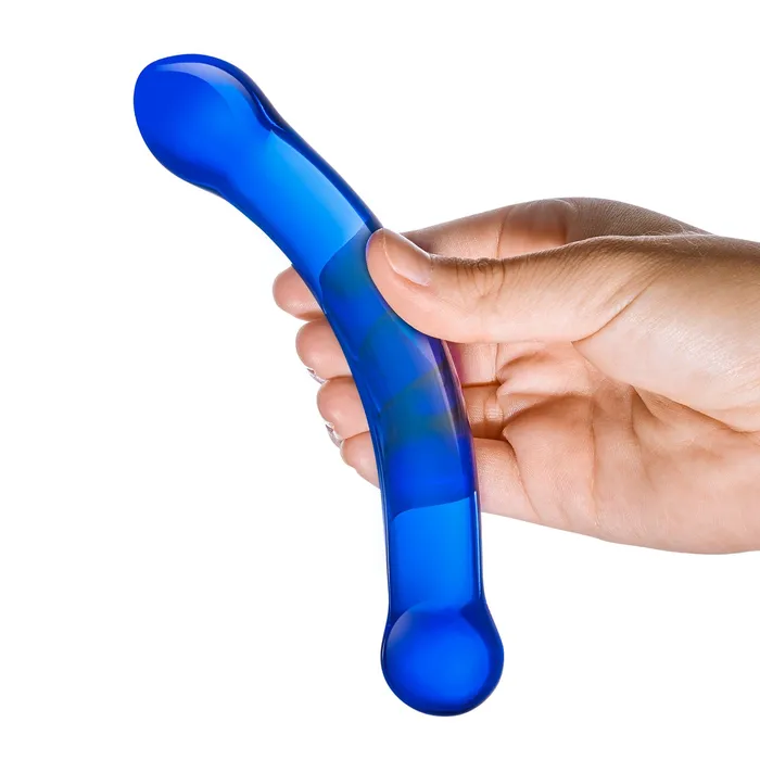 6 Curved Gspot Blue Dildo Gls Dildos