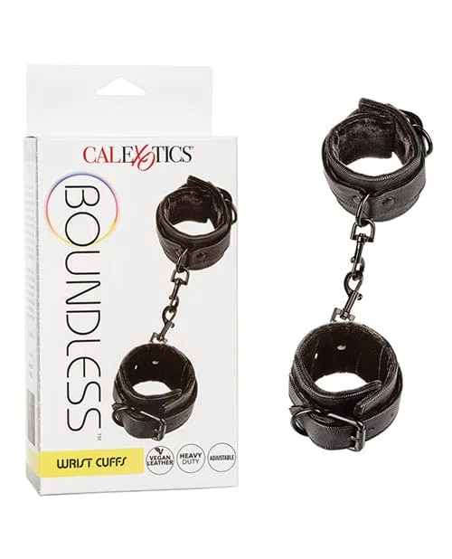 Boundless Wrist Cuffs Black CalExotics Restraints