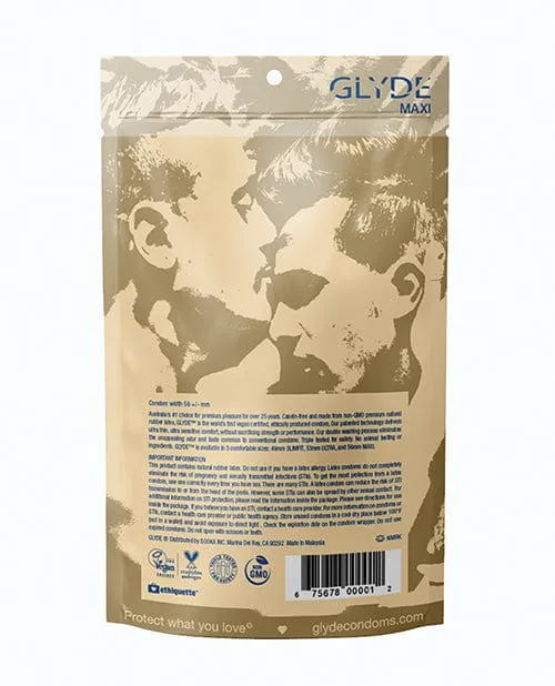 Glyde Maxi Union Condoms Vibrators Glyde Maxi Union Condoms Vibrators
