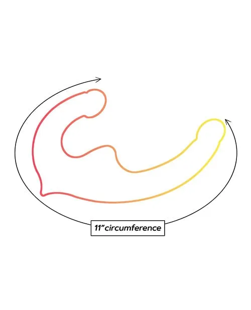 Icon Brands INC Vibrators Shades Jelly Tpr Gradient Strapless Strap On Pinkyellow Icon Brands INC Vibrators Shades Jelly Tpr Gradient Strapless Strap On Pinkyellow