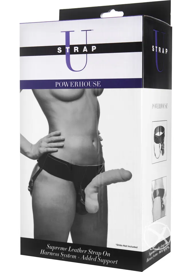 Female Sex Toys STRAP U Strap U Powerhouse Supreme Leather StrapOn Harness System