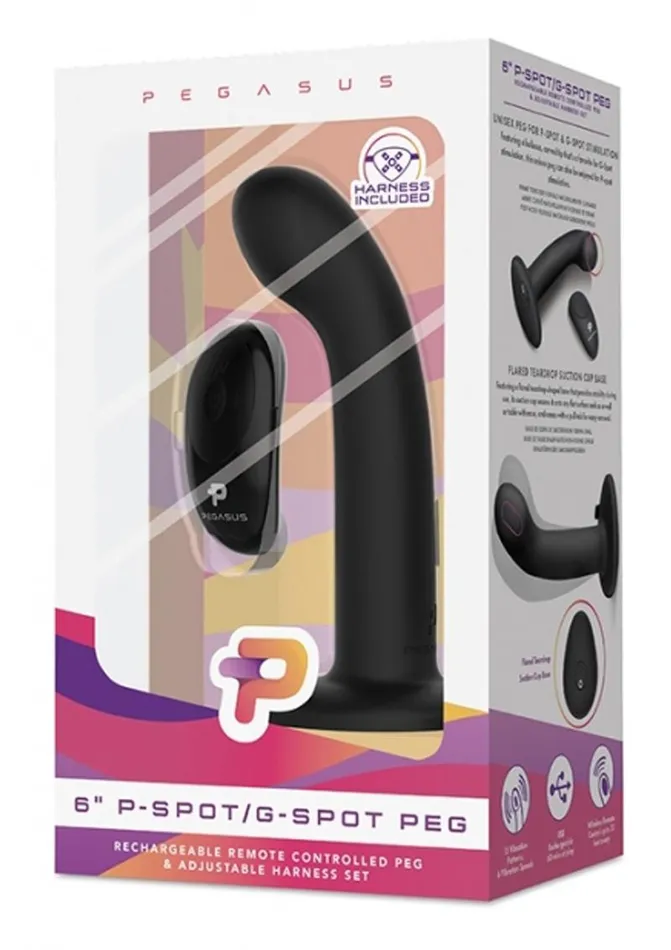 Pegasus Pegasus PSpotGSpot Peg Rechargeable Dildo with Remote Control Female Sex Toys