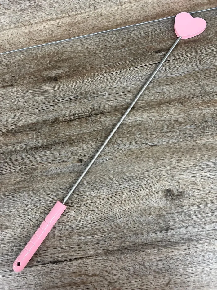 Ballisticmetal Female Sex Toys Heart Tip Riding Crop Slapper in Aluminum
