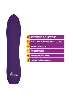Ballisticmetal Wholesale Vivacious Intense 10Function Bullet Massager Vibe Vibrator Viben Violet or Ocean Female Sex Toys Ballisticmetal Wholesale Vivacious Intense 10Function Bullet Massager Vibe Vibrator Viben Violet or Ocean Female Sex Toys