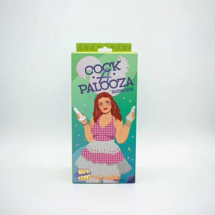 Dildos Like A Kitten Inc CockaPalooza Confetti Silicone Suction Dildo