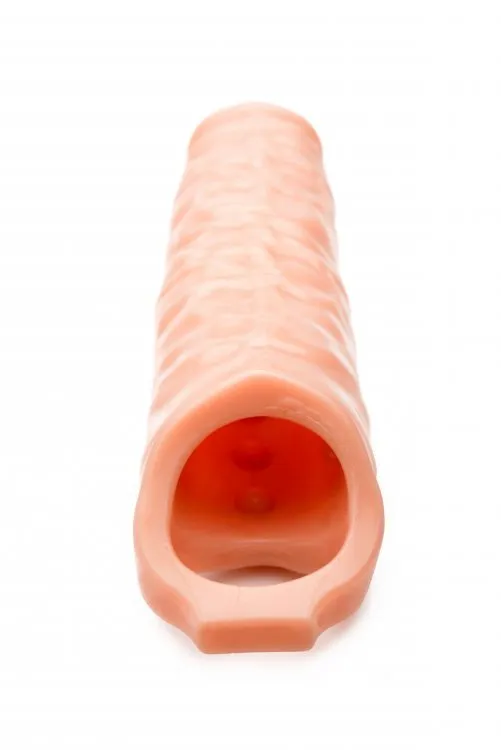 Dildos XR Brands Size Matters 3 Inch Extender Sleeve Flesh