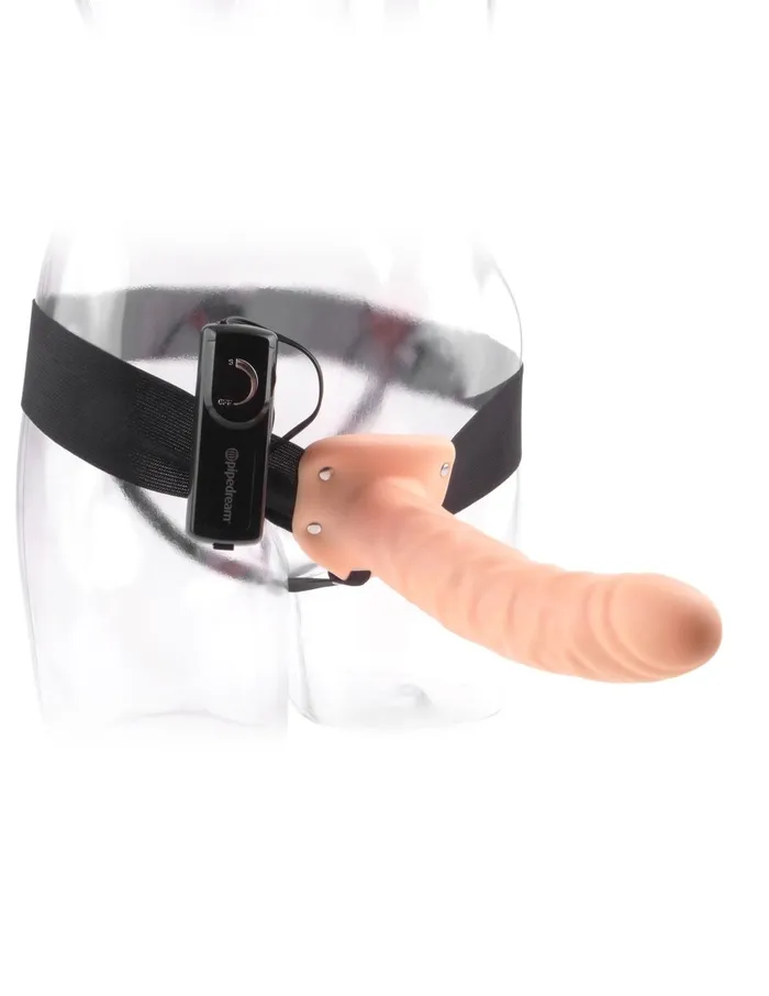 Female Sex Toys Pipedream Fetish Fantasy Series 8Inch Vibrating Hollow Strapon