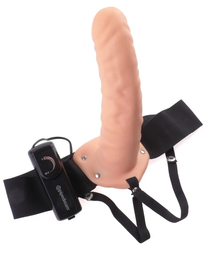 Female Sex Toys Pipedream Fetish Fantasy Series 8Inch Vibrating Hollow Strapon