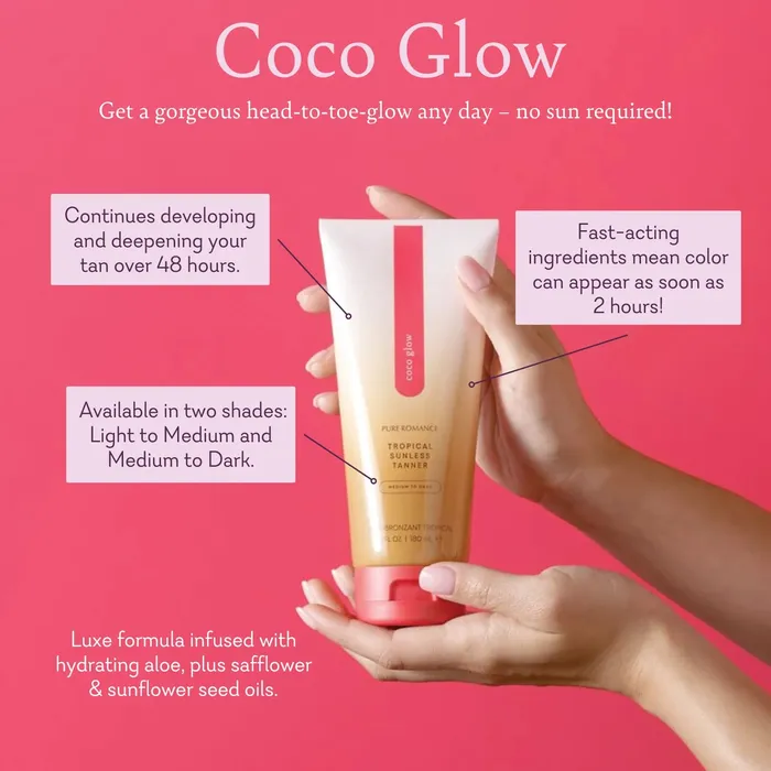 Pure Romance By ValGina Dildos Coco Glow Medium to Dark 2 LEFT