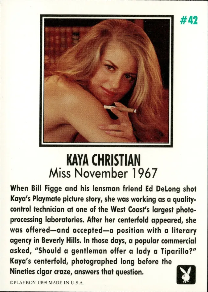 Couples Dans Cards Playboy Centerfolds November Edition Kaya Christian Card 42 Couples Dans Cards Playboy Centerfolds November Edition Kaya Christian Card 42