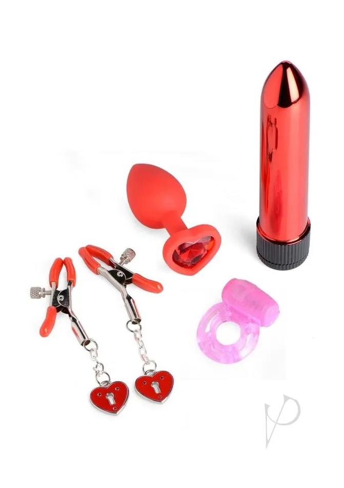 Frisky Frisky Passion Heart Kit Red Anal