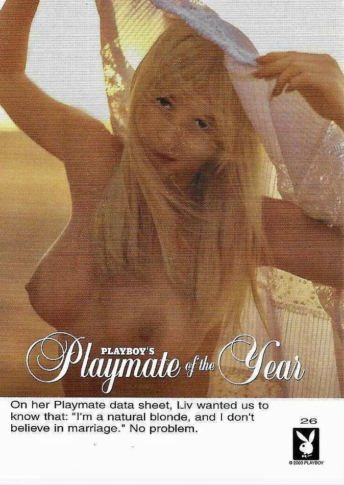 Greenthunderbirds Cards Anal Playboy Playmate Of The Year 26 Liv Lindeland