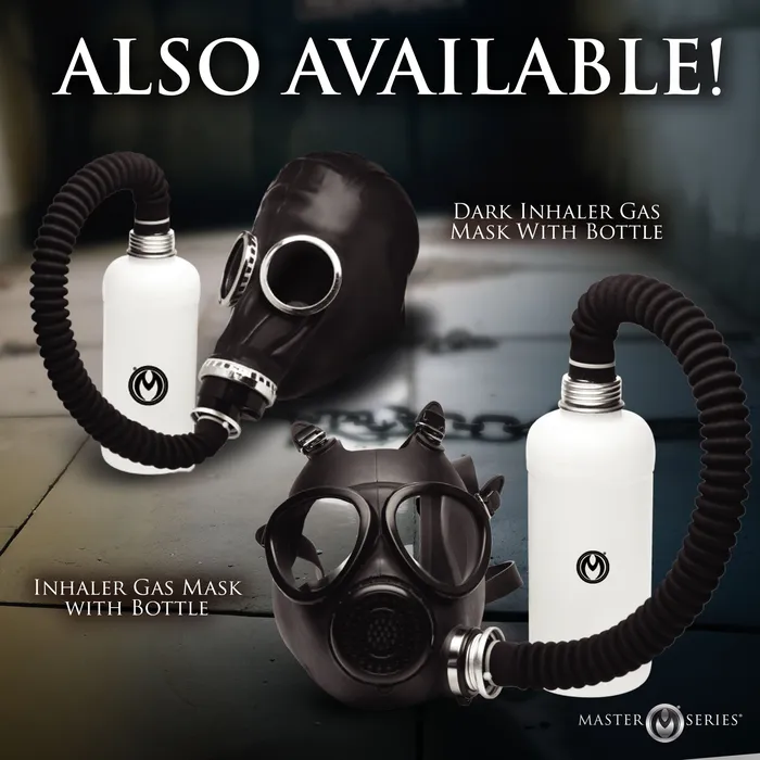 Inhaler Gas Mask With Bottle XR Brands Male Sex Toys