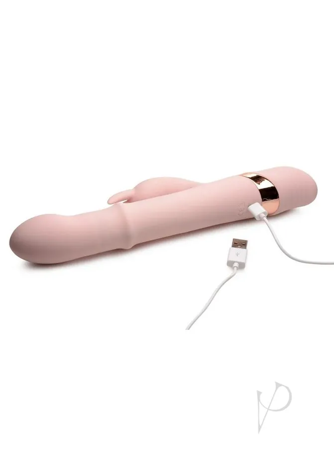 Inmi Inmi Sliding Ring Silicone Rabbit Pink Vibrators